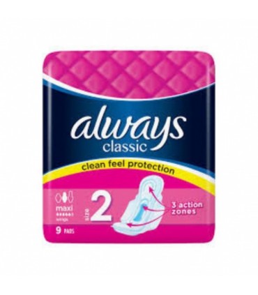 Hügieenisidemed Super, Always 9tk