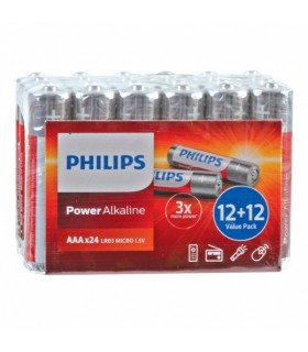 Patarei LR03/AAA, Philips 24tk