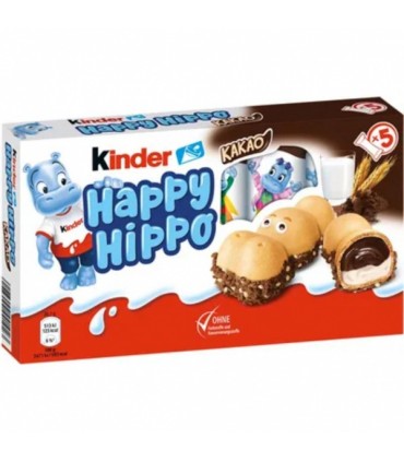 Krõbedad vahvlid kakao täidisega Happy Hippo, Kinder 103.5g
