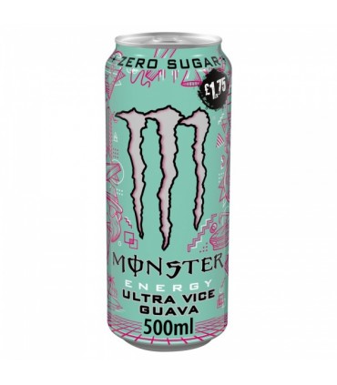 Energiajook Ultra Vice Guava, Monster, suhkruvaba 500ml
