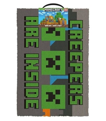 Uksematt Minecraft Creepers 60x40cm