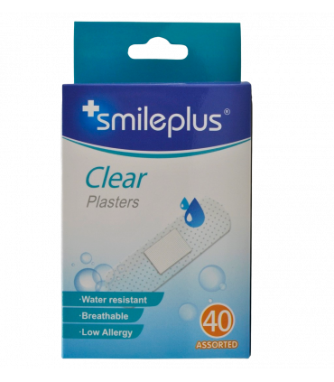 Plaastrid Clear, Smileplus 40tk