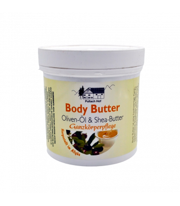 Kehavõi, vom Pullach Hof, oliiviõli ja sheavõiga 250ml