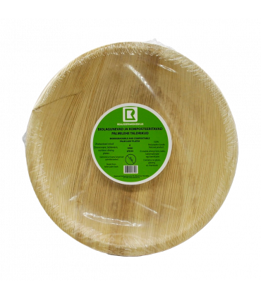 Taldrikud, palmilehest 25cm 6tk