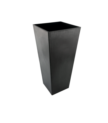 Lillepott, must 33x33x70,5cm