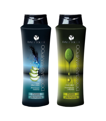 Šampoon-dušigeel, Daily Touch, oliivi ja aaloe veraga 250ml
