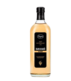 Naturaalne valge veiniäädikas 6% 0,5L Runa