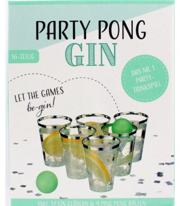 Joogimäng Party Pong Gin, 16-osaline
